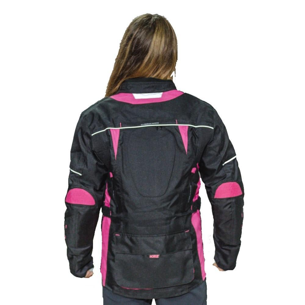 CHAQUETA LARGA KMZ UYUNI NEGRO/ROSADO