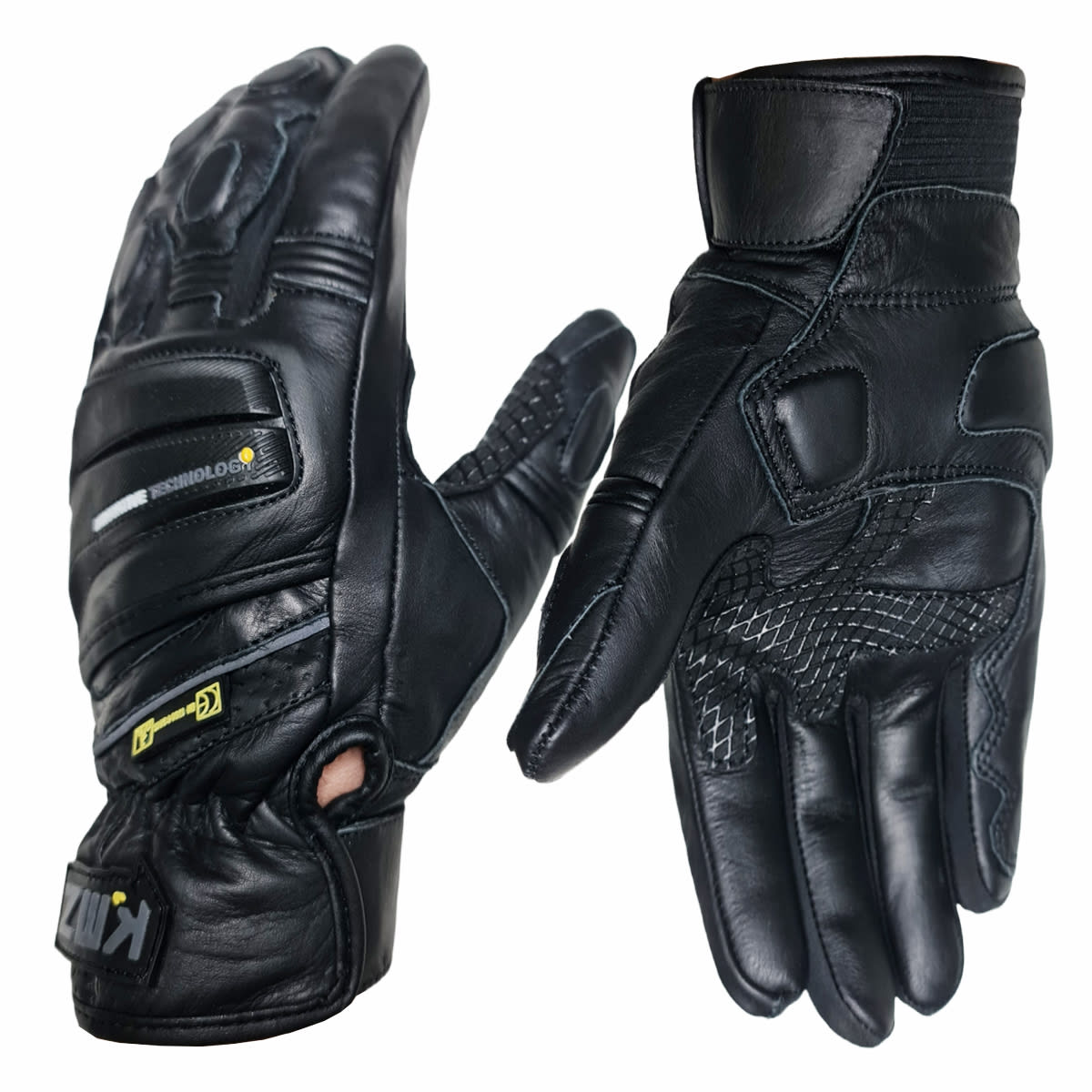 GUANTE CUERO KMZ COMBO FULL NEGRO