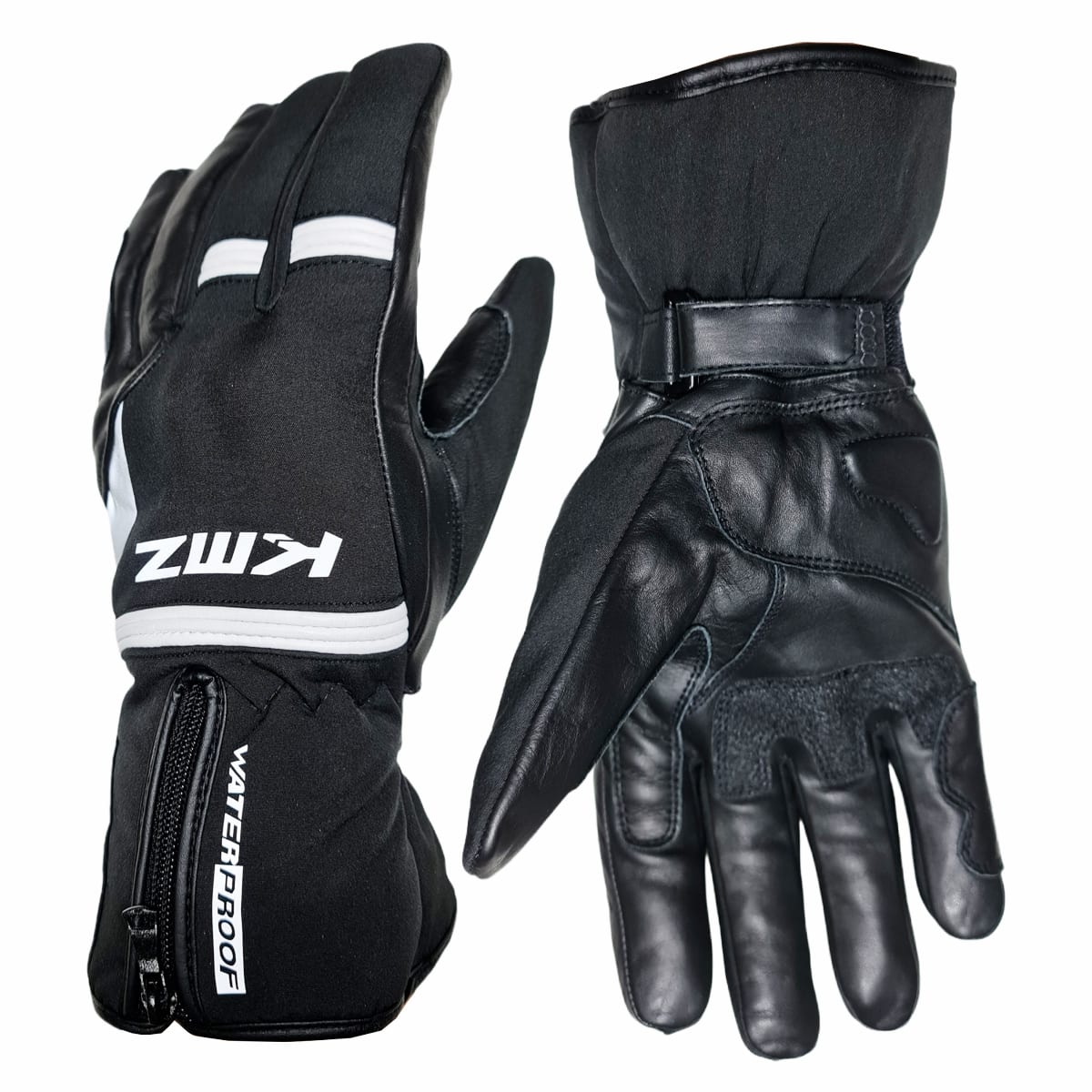 GUANTE KMZ INVIERNO NEGRO/BLANCO