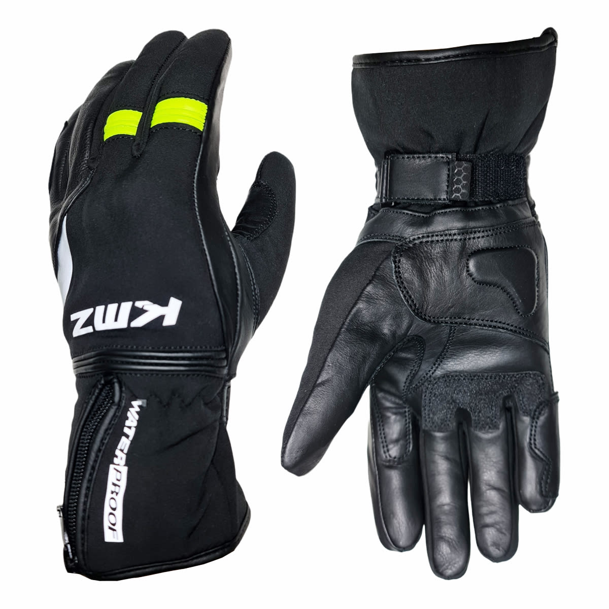 GUANTE KMZ INVIERNO NEGRO/AMARILLO