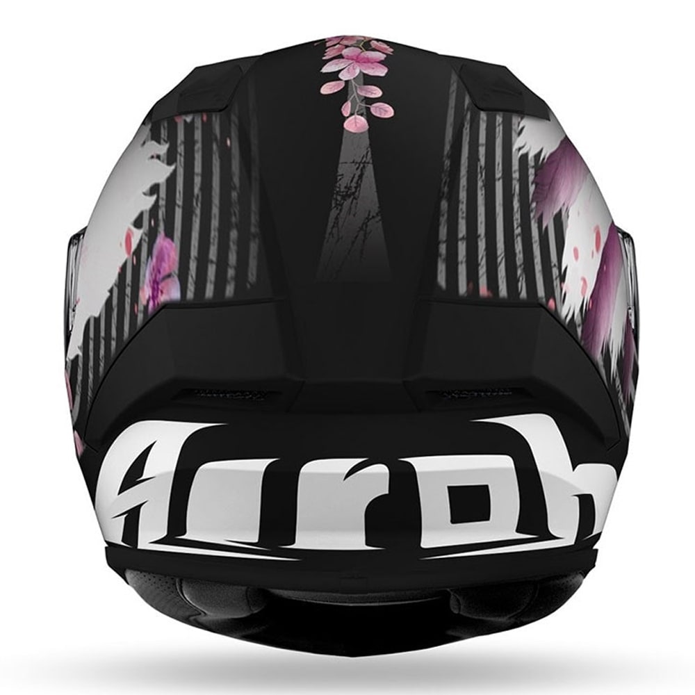CASCO AIROH VALOR NEGRO ROSA MATE