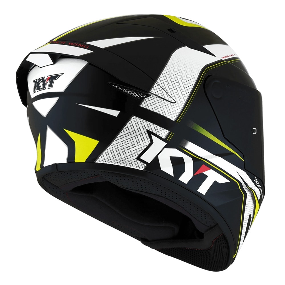 CASCO KYT TT-COURSE GRAND PRIX NEGRO AMARILLO