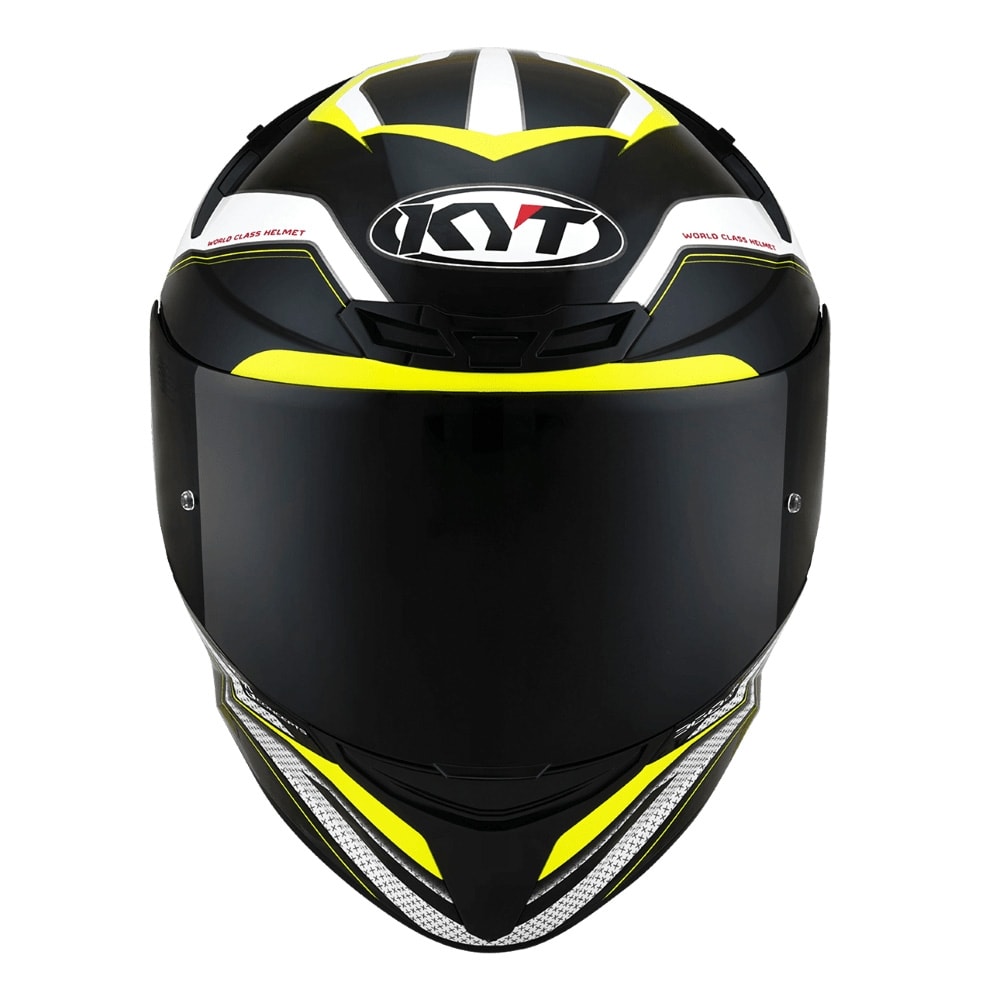 CASCO KYT TT-COURSE GRAND PRIX NEGRO AMARILLO