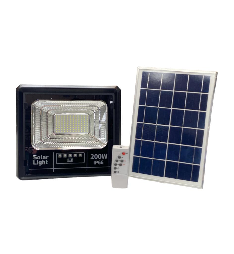 ELEK PROYECTOR SOLAR 200W C/PANEL DESMONTABLE