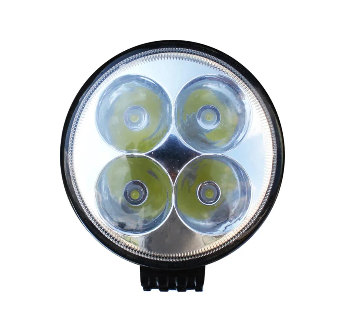 FOCO METAL 4 LED NEGRO 019799