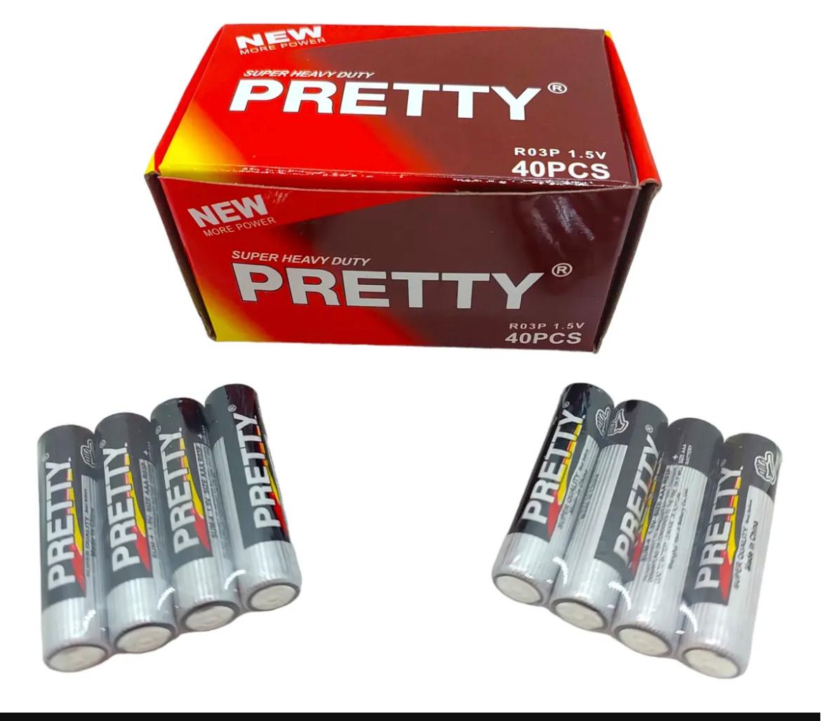 ELEK 590096 PILA AAA CAJA 40 UNIDADES PRETTY GENERICAS