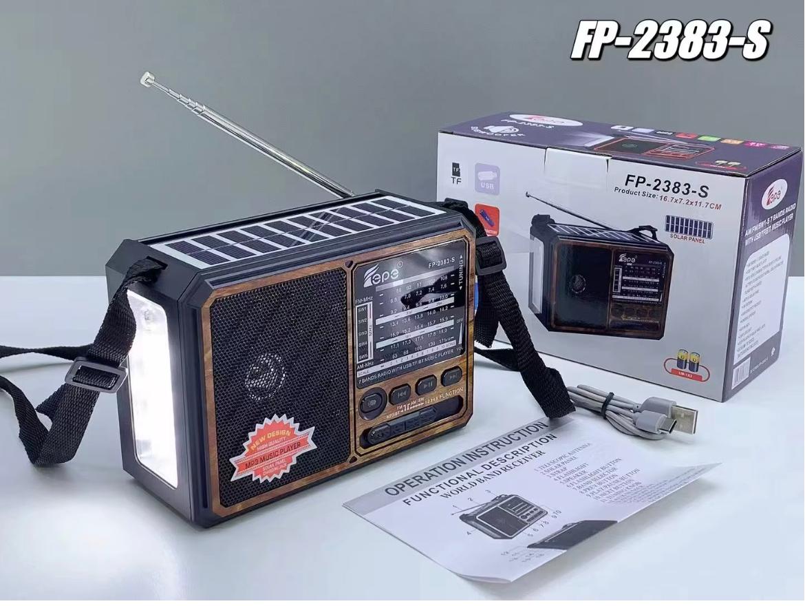 ELEK 1604733 RADIO AM/FM  RECARGABLE CON LINTERNA USB