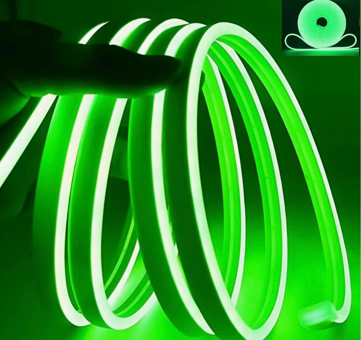 ELEK ZLC-02464 CINTA NEON VERDE FLEXIBLE 5M 12V