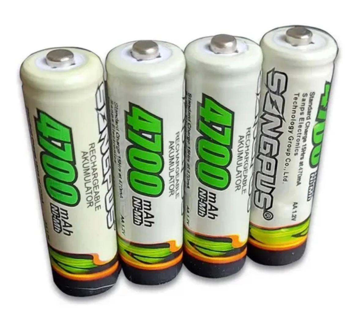 ELEC 02939  PILA AA X4 RECARGABLE4700MAH SONGPUS