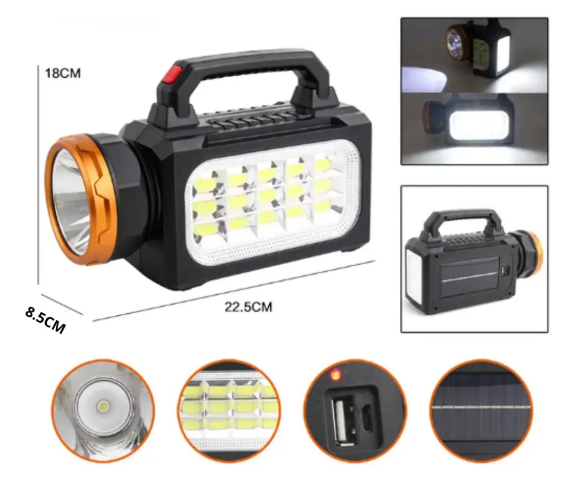 ELEK 2701282 LAMPARA SOLAR TIPO LINTERNA LED