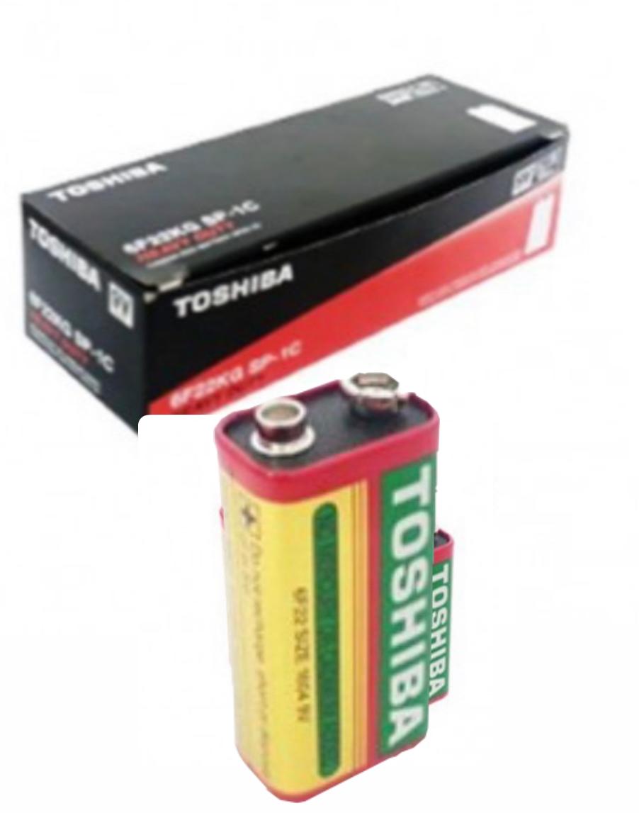 ELEK 59406 BATERIA 9V TOSHIBA CARBON CAJA X10 UNID