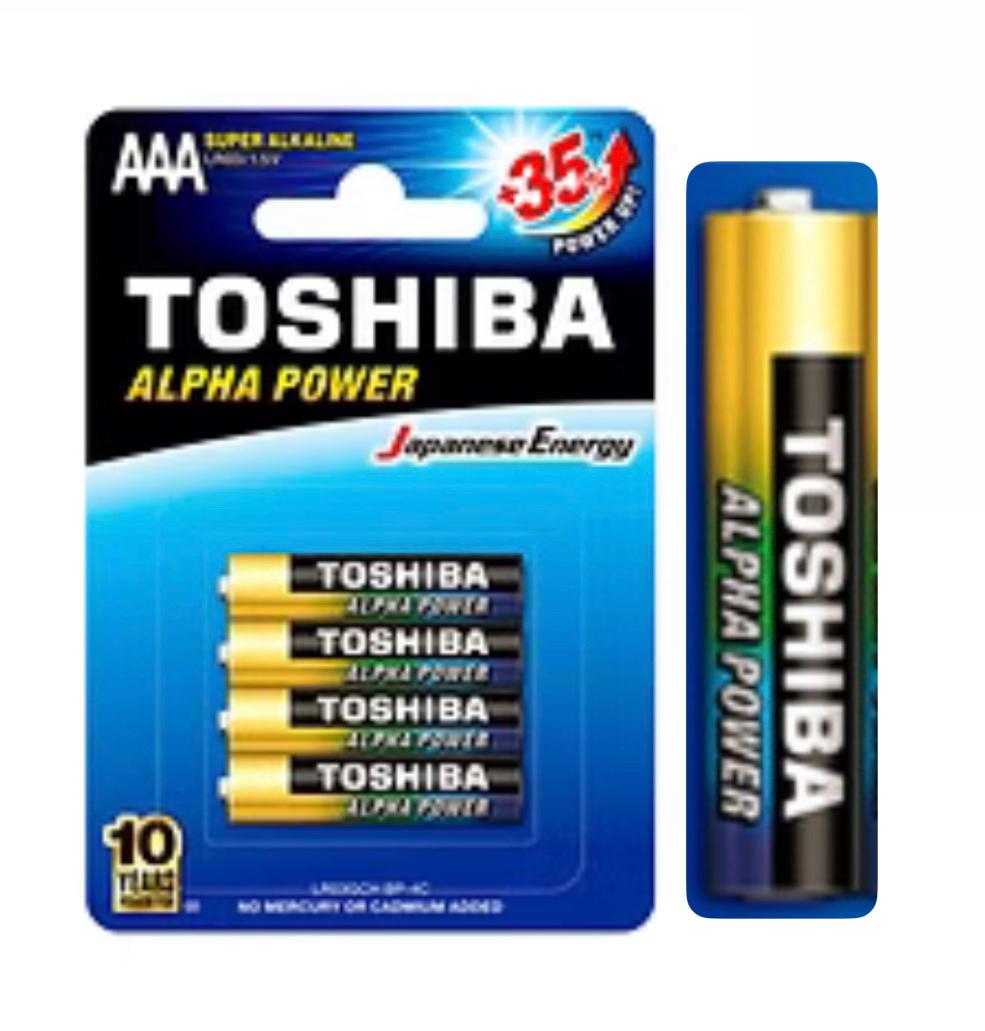 ELEC 594564 PILA AAA X4 TOSHIBA ALKALINE +PAWER