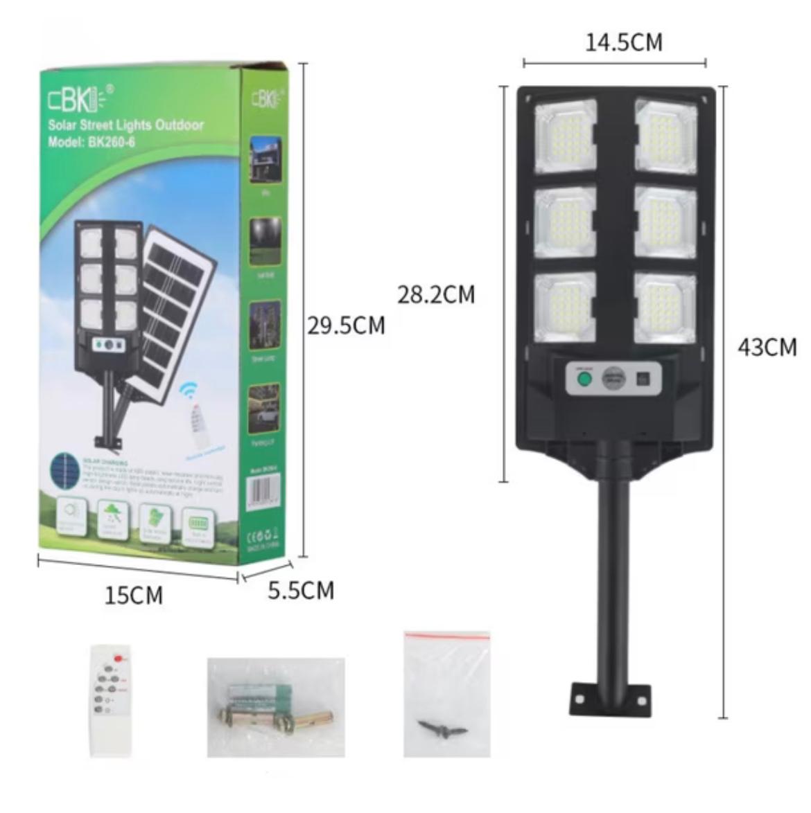 ELEC 2621223 REFLECTOR SOLAR PARA EXTERIOR C/SOPORTE METALICO (30)