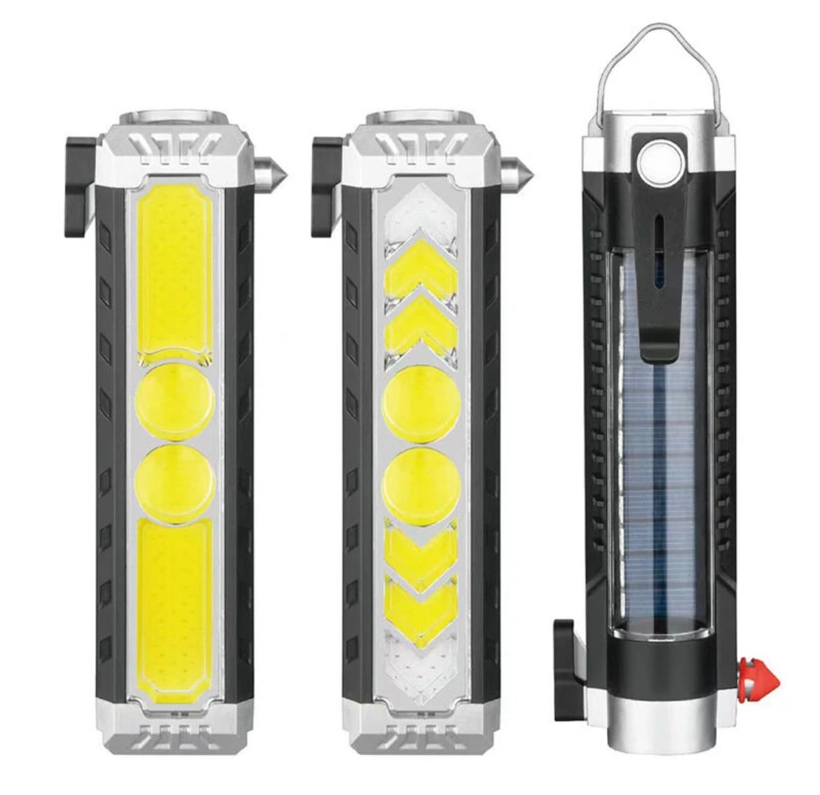 592597 LINTERNA LED MULTIFUNCIONAL RECARGABLE USB SOLAR