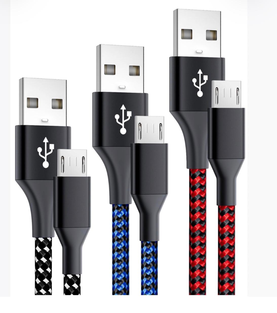 ELEK 920048 CABLE DE CARGA USB-V8 1M 3.1A