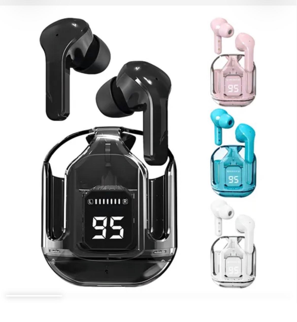 434758 AUDIFONO BLUETOTH TRANSPARENTE COLORES
