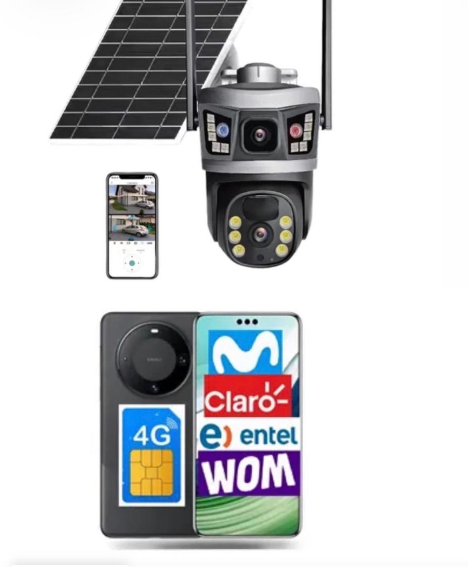 HAO920 CAMARA CON CHIP DE VIGILANCIA SOLAR APPV380 4G
