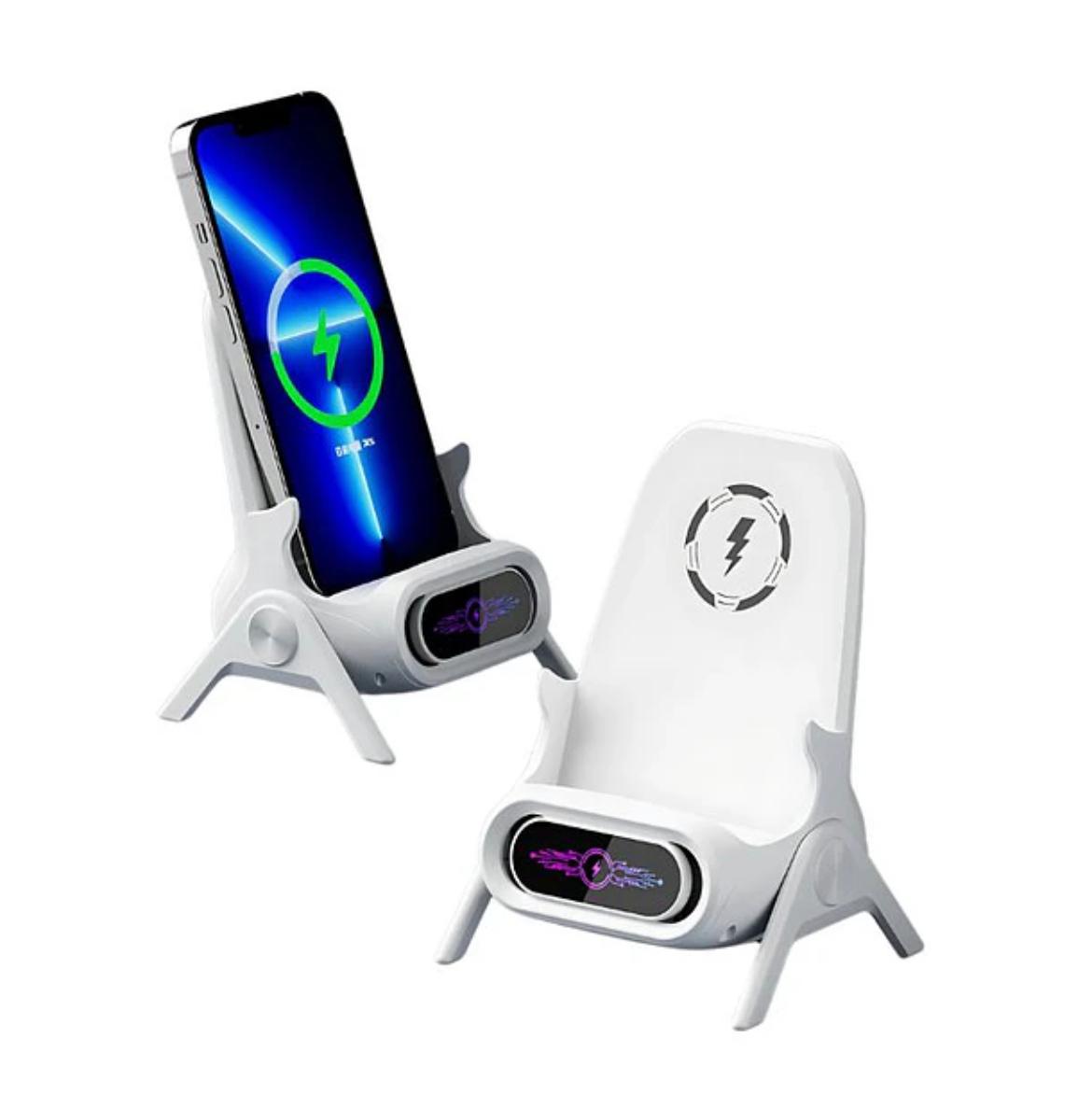 ELEK 566666 SOPORTE DE MESA P/CELULAR CON CARGADOR MAGNETICO