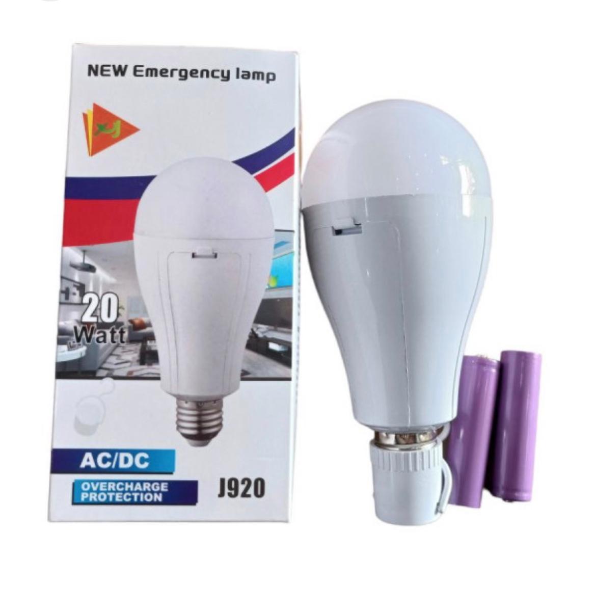 ELEK 425824 AMPOLLETA LED RECARGABLE 20W 6000K