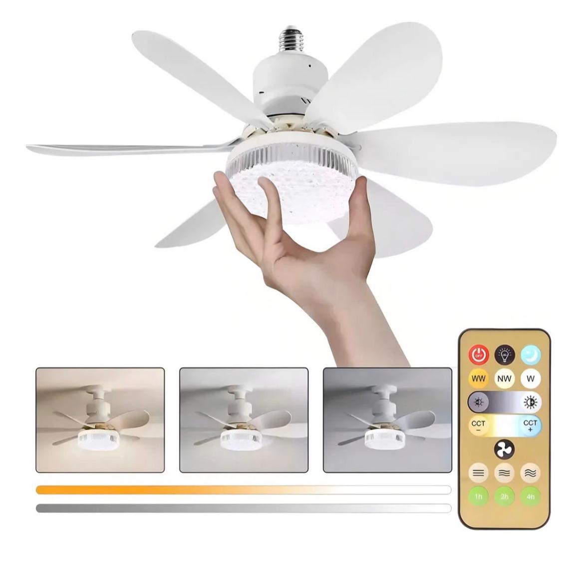 ELEK C8511 AMPOLLETA LED 50W C/VENTILADO 3 TIPOS DE ILUMINACION