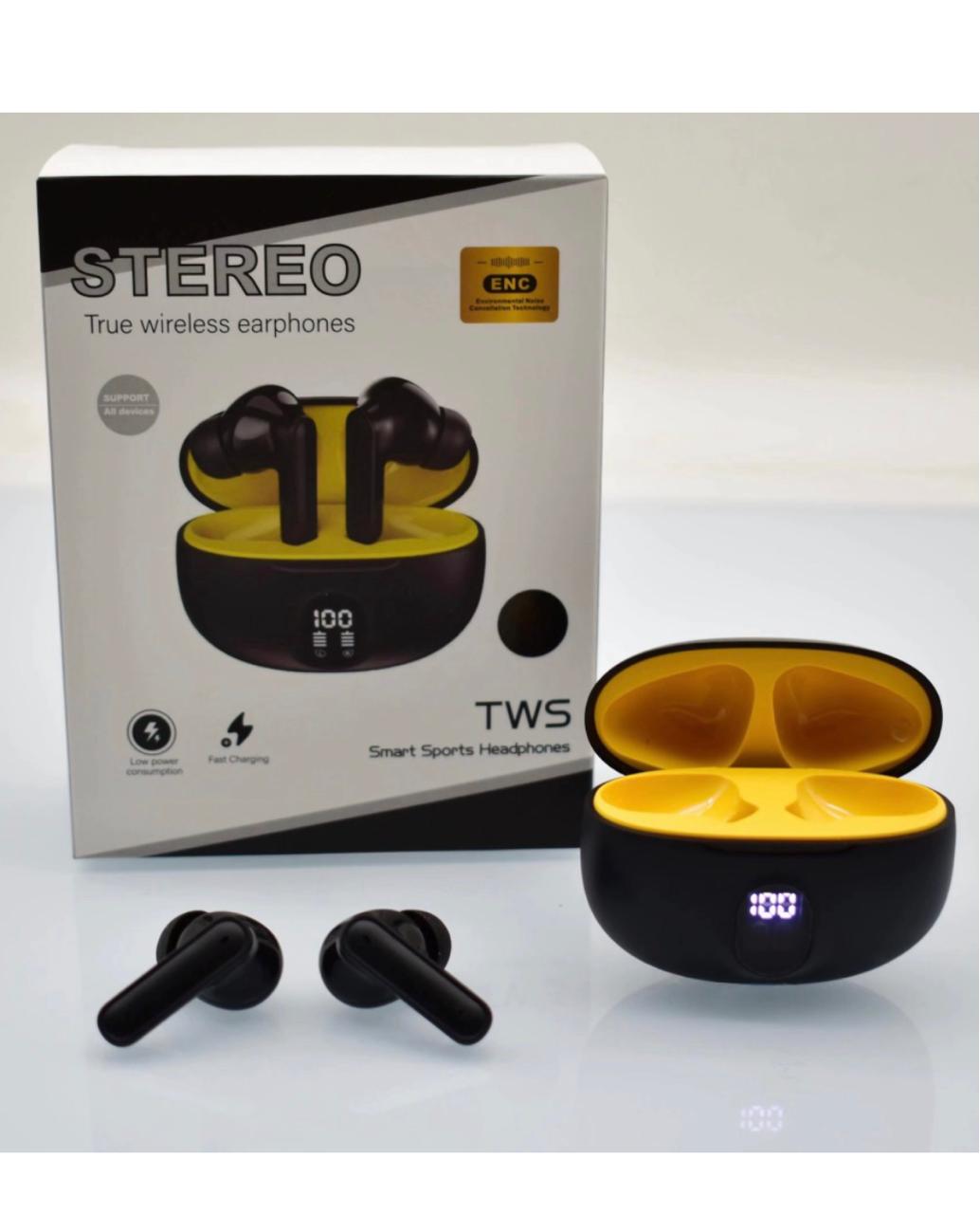GB4943 AUDIFONOS BLUETOOTH NEGRO AMARILLO