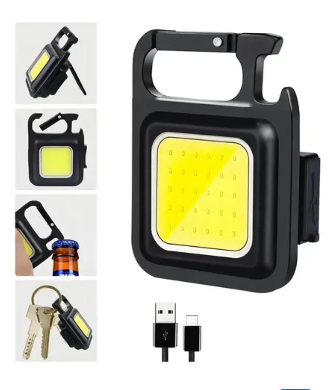 HAO107 LLAVERO CON LUZ MULTIFUNCIONAL RECARGABLE