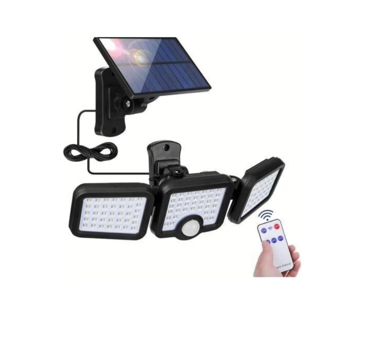 ELEK 2621274 LAMPARA SOLAR LUCES DIRIGIBLE C/PANEL SEPARADO