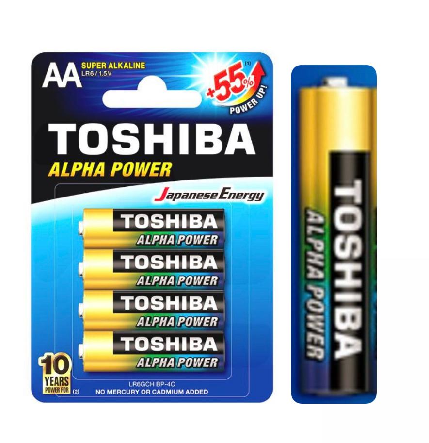 ELEC 594533 PILA AA X4 TOSHIBA ALKALINE +PAWE