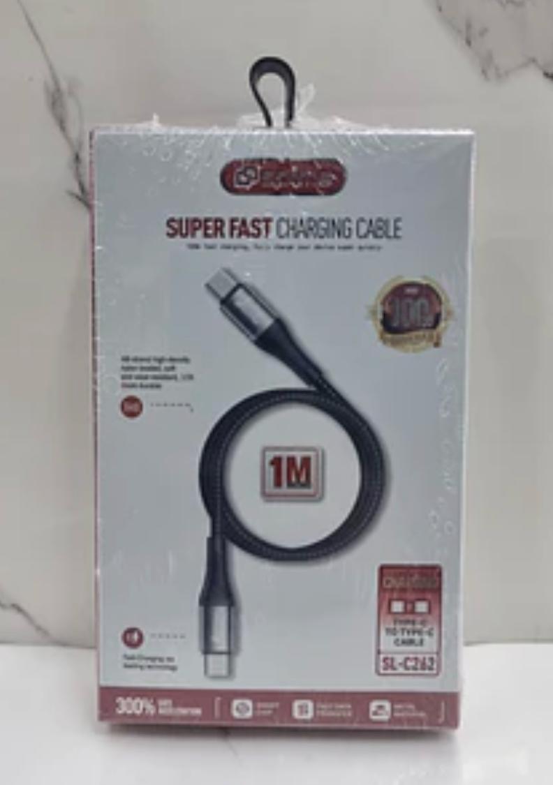 ELEC 2611307 CABLE DATA 1M TIPO C CARGA RAPIDA SL-C264 (240)