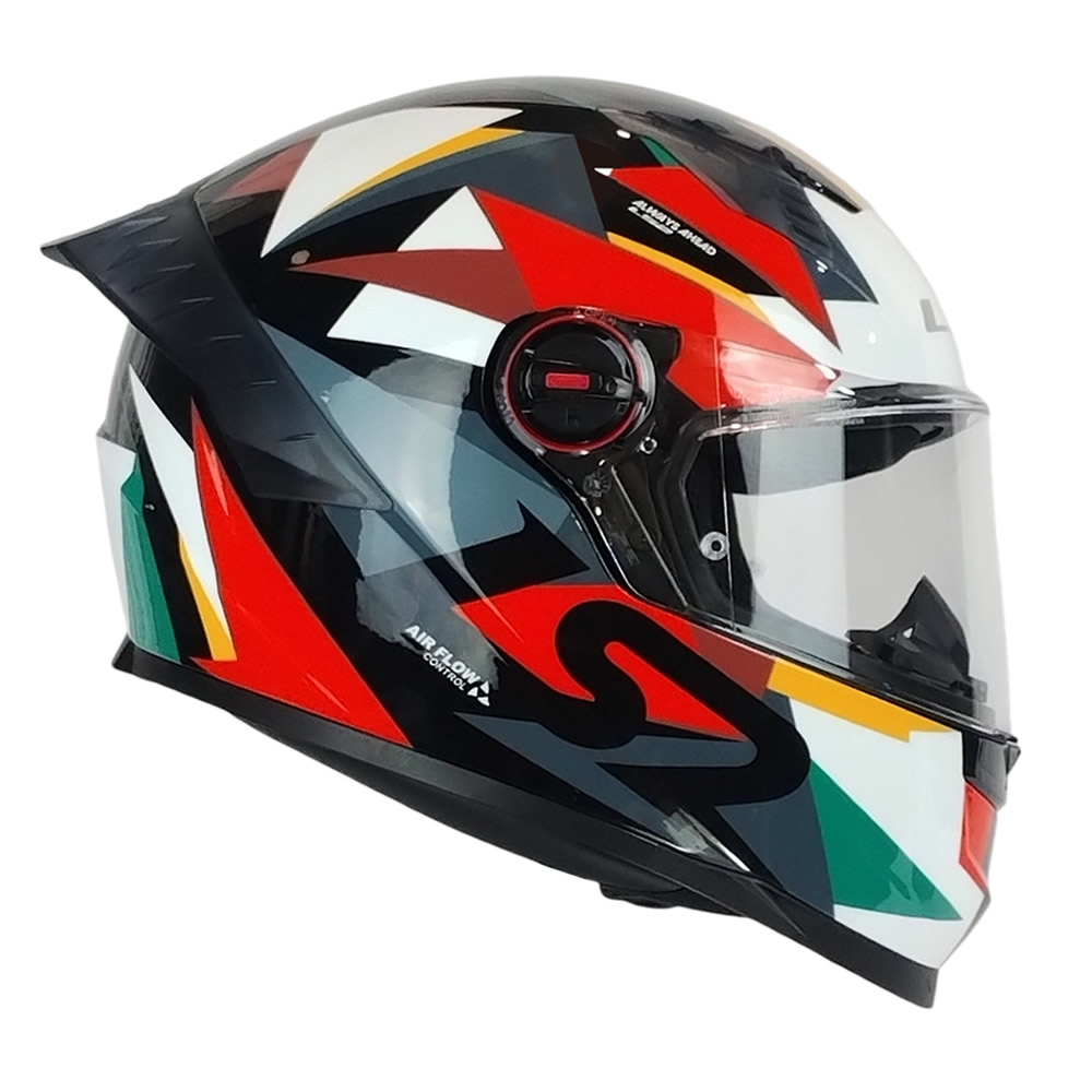 CASCO LS2 FF816 COSMOS ASTOM NEGRO ROJO