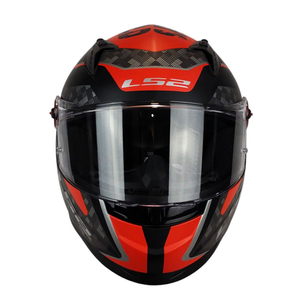 CASCO LS2 FF816 COSMOS STRIKE GRIS ROJO MATTE