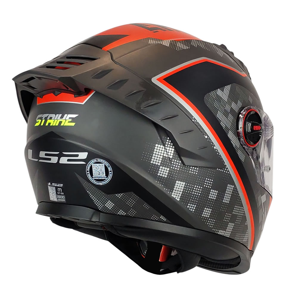 CASCO LS2 FF816 COSMOS STRIKE GRIS ROJO MATTE