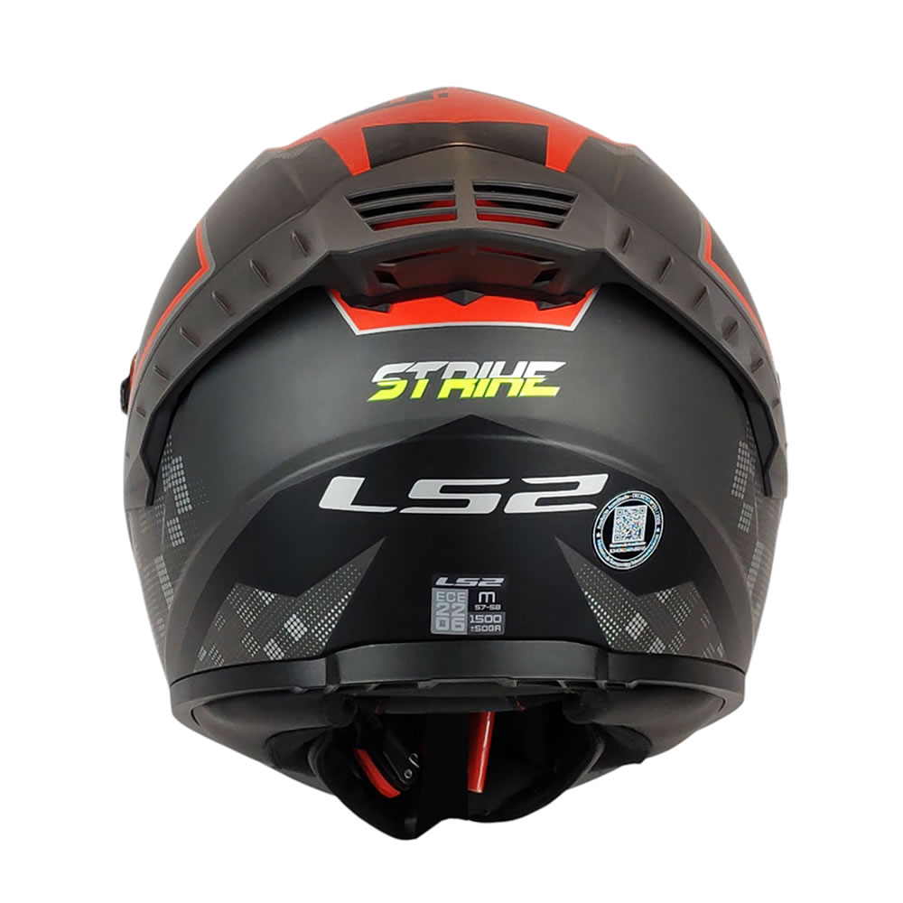 CASCO LS2 FF816 COSMOS STRIKE GRIS ROJO MATTE