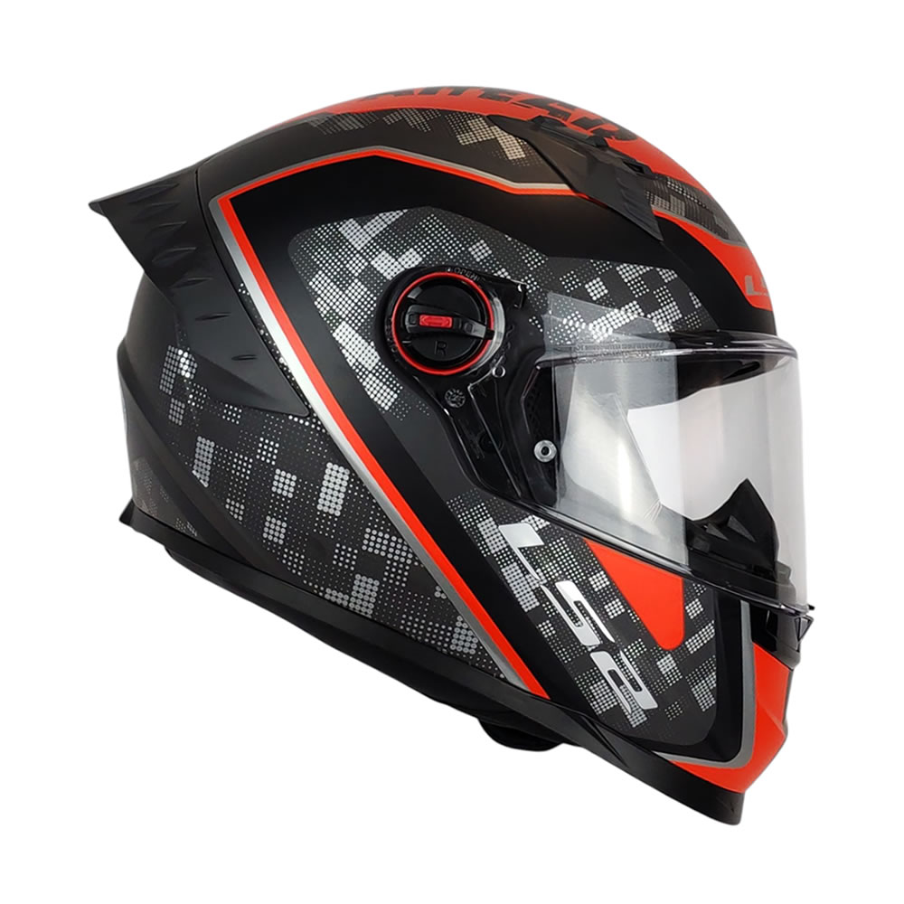 CASCO LS2 FF816 COSMOS STRIKE GRIS ROJO MATTE