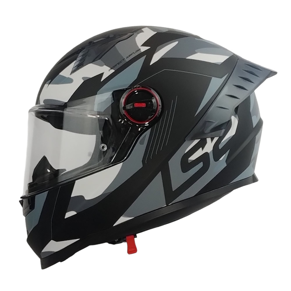 CASCO LS2 FF816 COSMOS TANK CAMOX NEGRO GRIS MATE