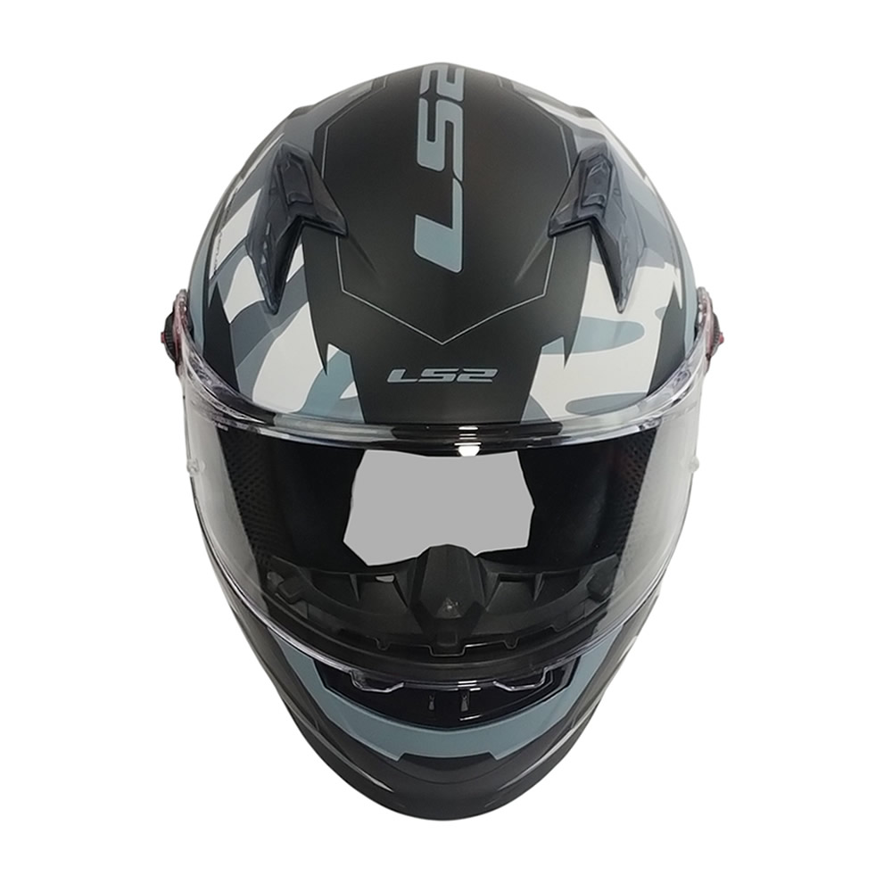 CASCO LS2 FF816 COSMOS TANK CAMOX NEGRO GRIS MATE