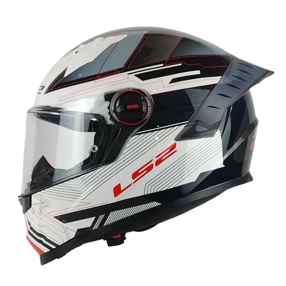 CASCO LS2 FF816 COSMOS DIGITAL BLANCO NEGRO ROJO