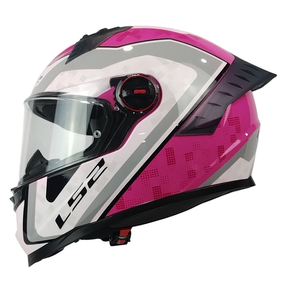 CASCO LS2 FF816 COSMOS STRIKE ROSA GRIS ST