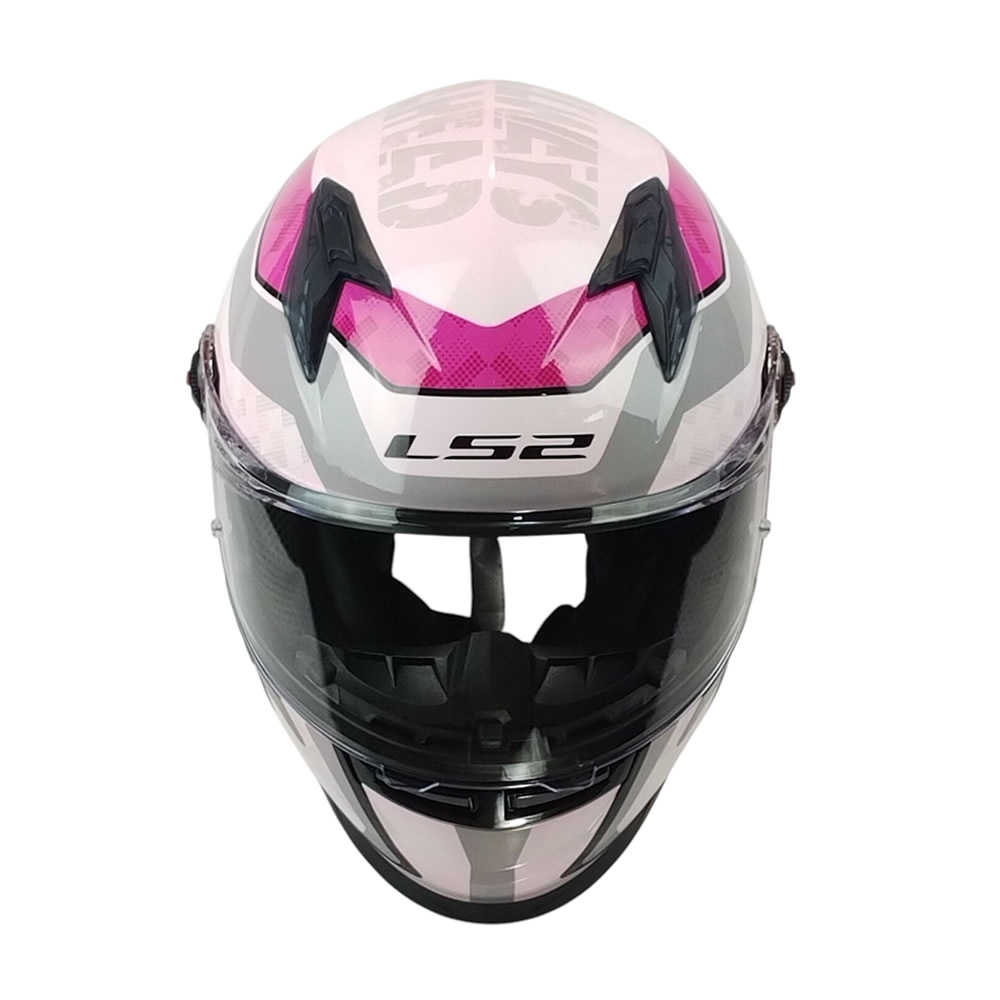 CASCO LS2 FF816 COSMOS STRIKE ROSA GRIS ST