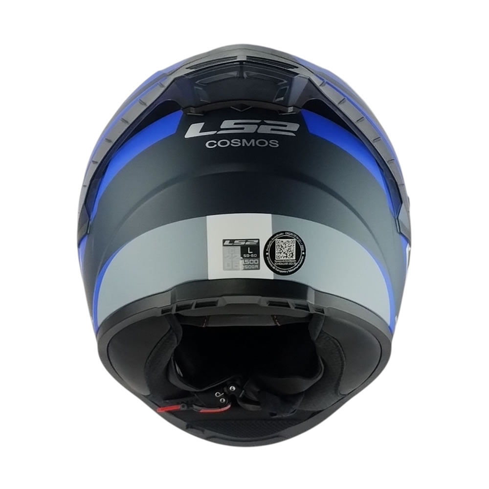 CASCO LS2 FF816 COSMOS MODOK NEGRO AZUL MATE
