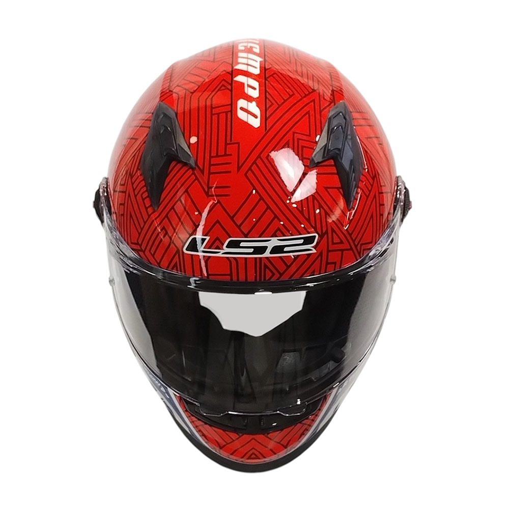 CASCO LS2 FF816 COSMOS TIEMPO BLANCO AZUL ROJO