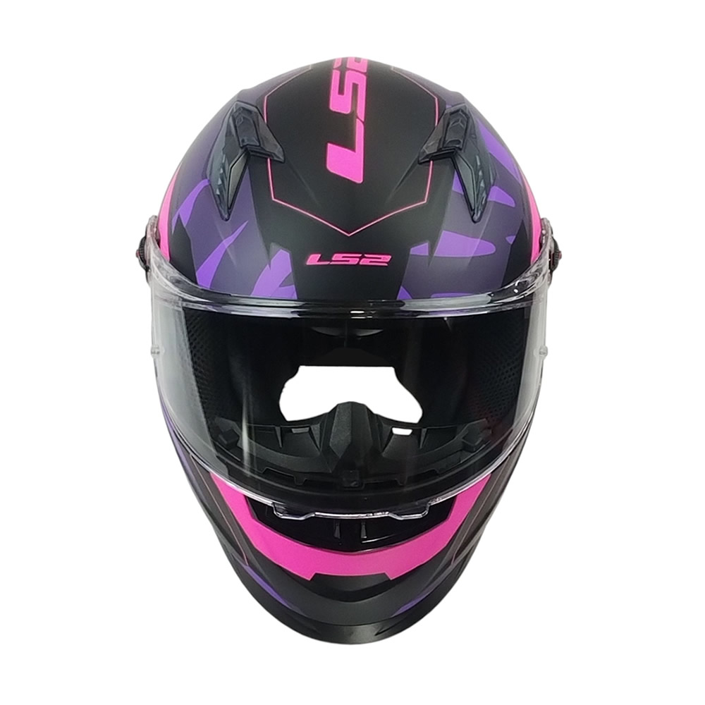 CASCO LS2 FF816 COSMOS TANK CAMOX NEGRO MORADO MATE