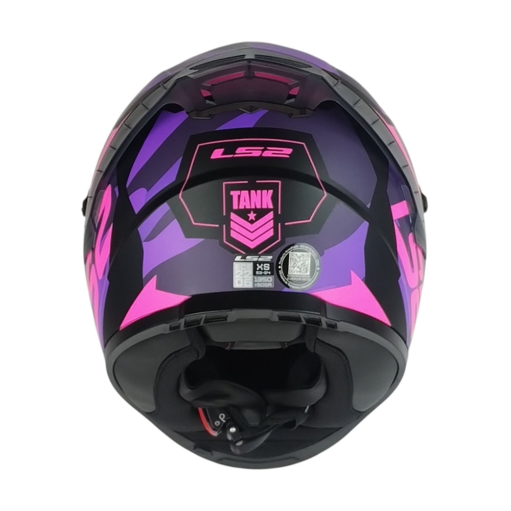 CASCO LS2 FF816 COSMOS TANK CAMOX NEGRO MORADO MATE