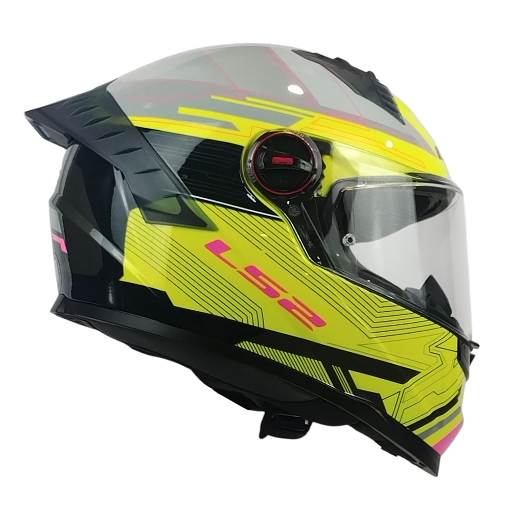 CASCO LS2 FF816 COSMOS DIGITAL AMARILLO GRIS ROSA ST