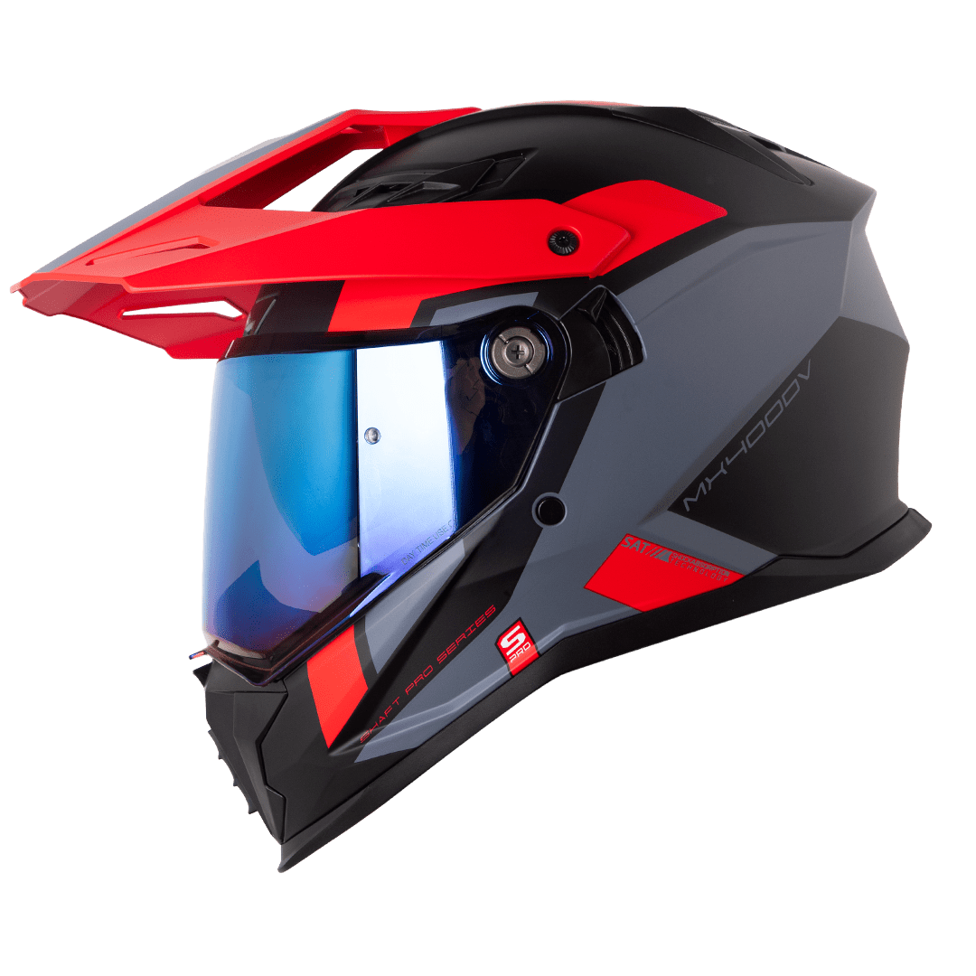 CASCOSHAFT MULTIPROPOSITO MX400 DV AVENGER GRIS ROJO