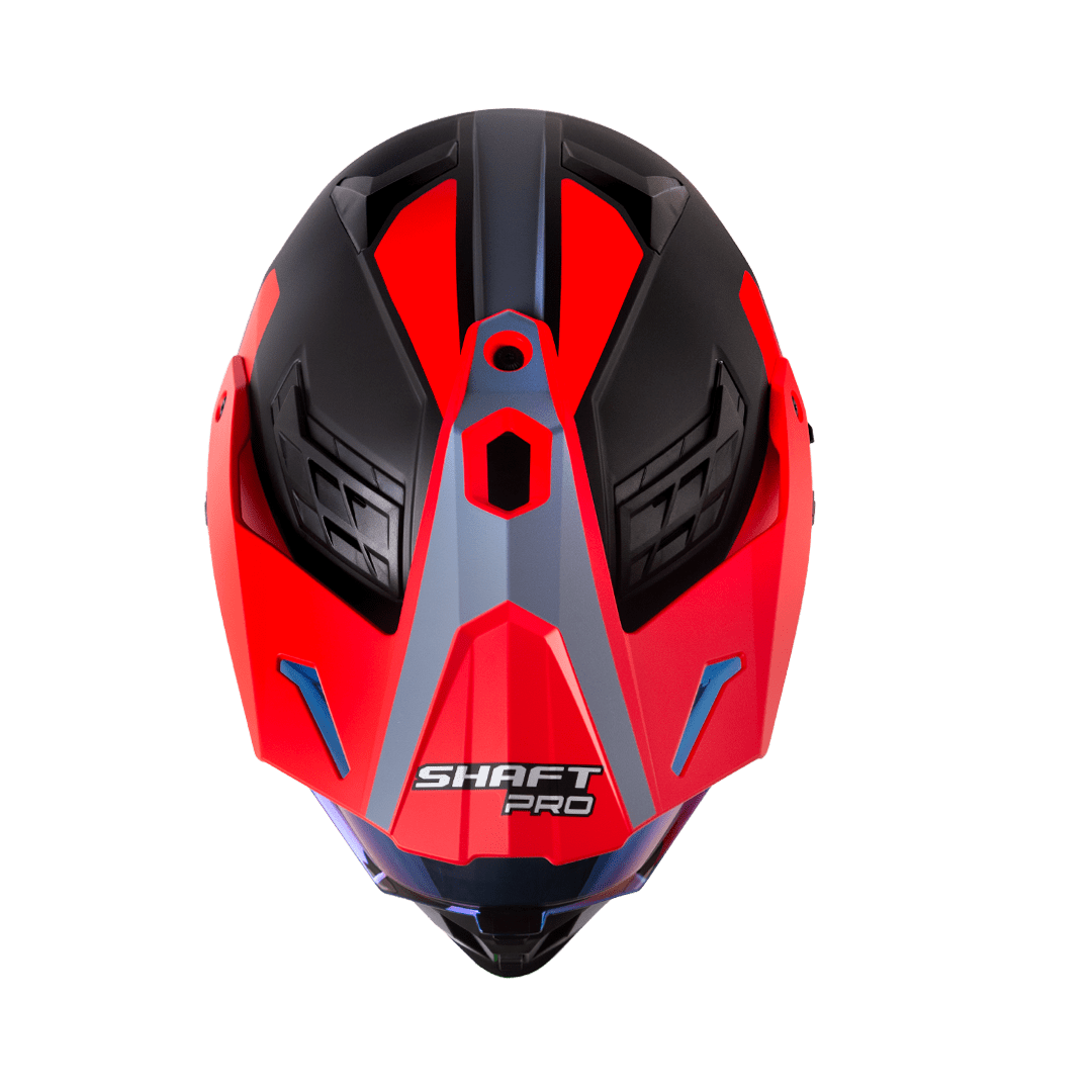 CASCOSHAFT MULTIPROPOSITO MX400 DV AVENGER GRIS ROJO