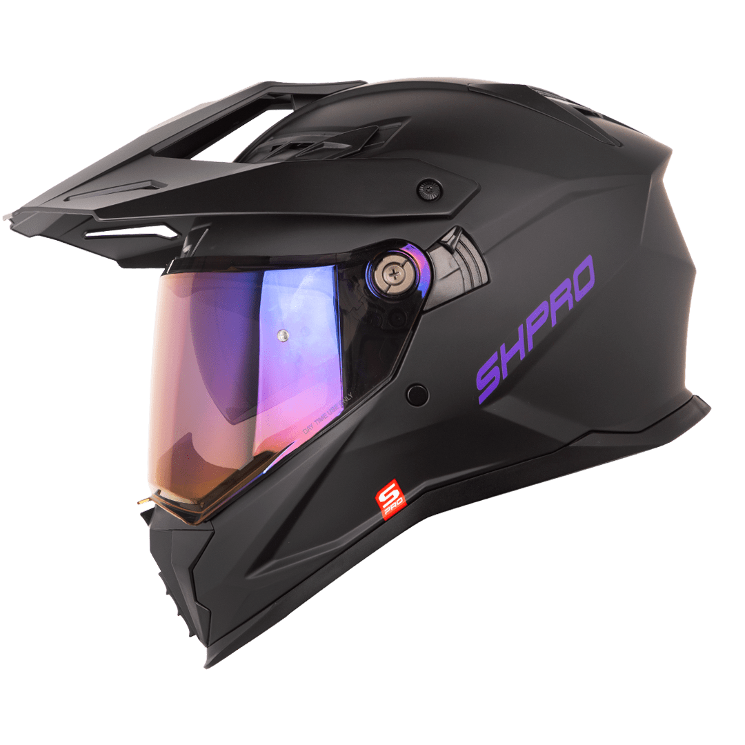 CASCO SHAFT MULTIPROPOSITO MX400 DV SOLID NEGRO MATE