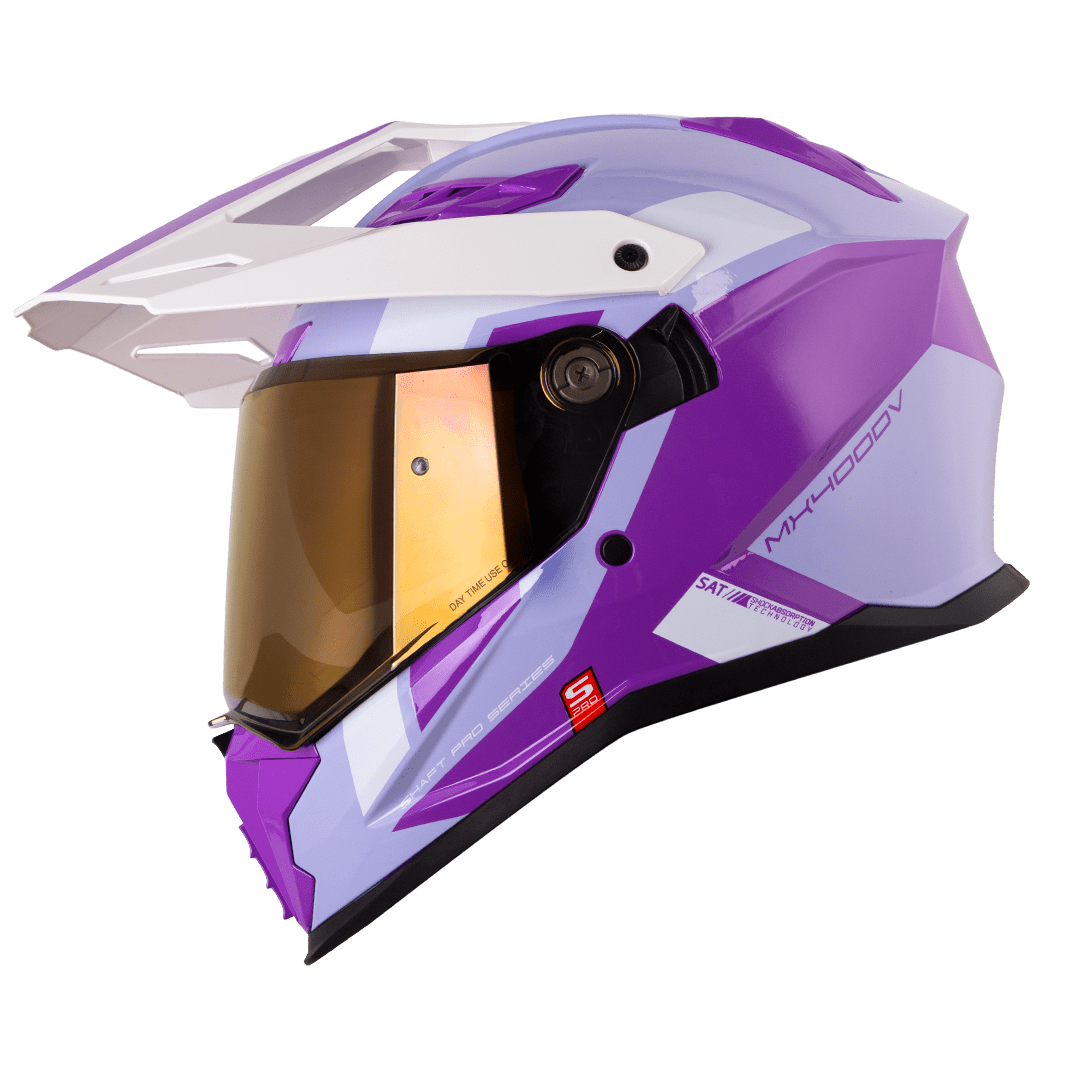 CASCOSHAFT MULTIPROPOSITO MX400 DV AVENGER MORADO