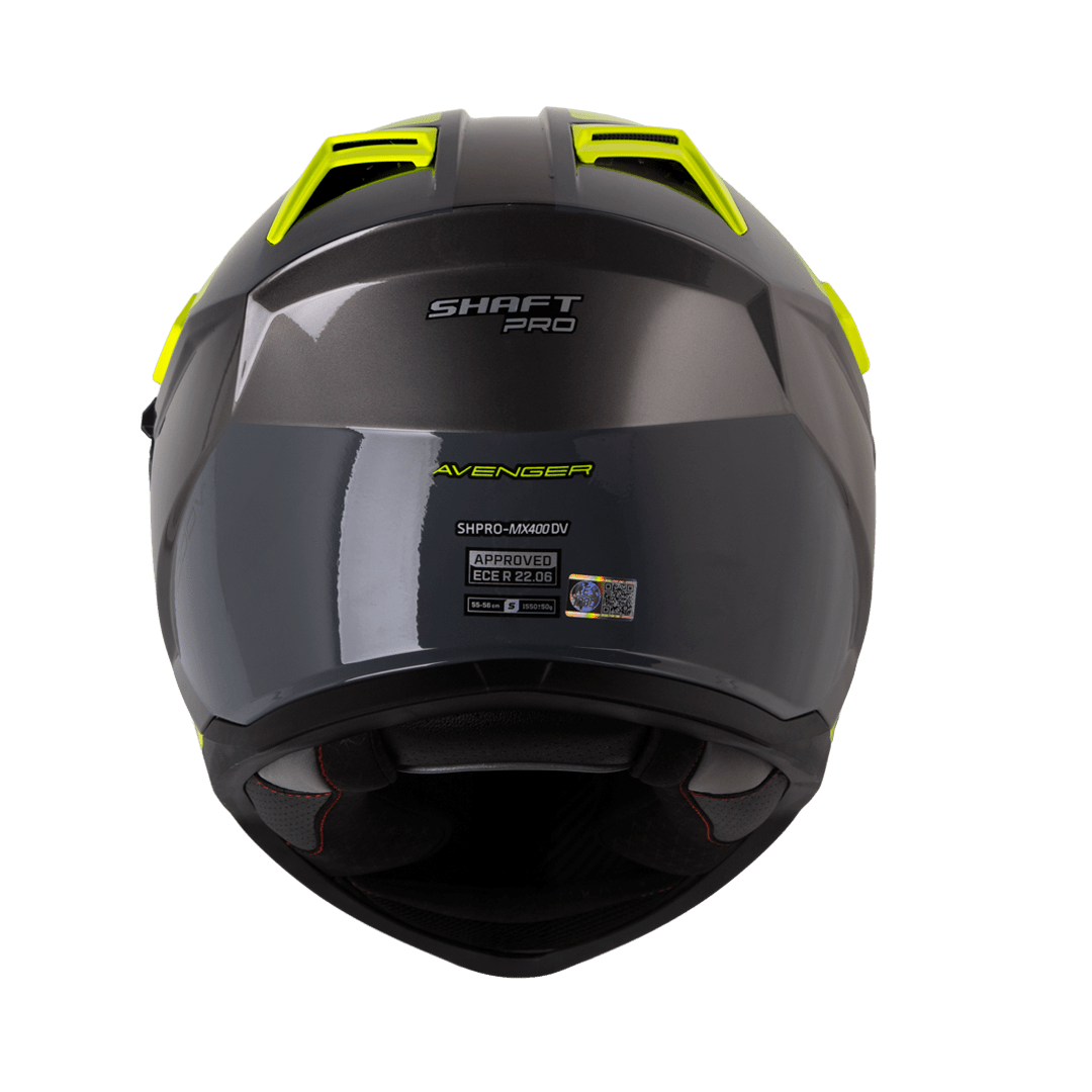 CASCOSHAFT MULTIPROPOSITO MX400 DV AVENGER GRIS AMARILLO