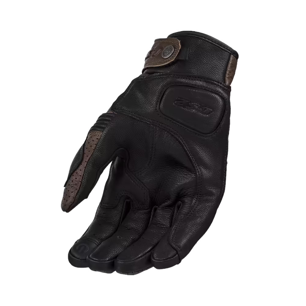 GUANTE LS2 DUSTER TABACO NEGRO HOMBRE